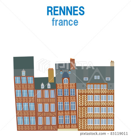雷恩 renness 法國 法國 傾斜的房子 83119011