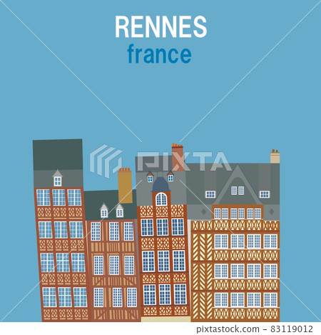 雷恩 renness 法國 法國 傾斜的房子 83119012