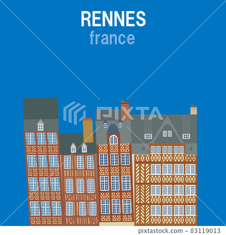 雷恩 renness 法國 法國 傾斜的房子 83119013