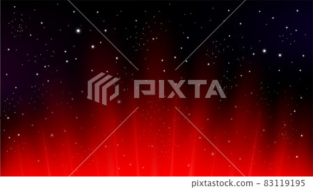 Red rays rising on dark background, suitable... - Stock Illustration ...