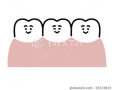 美麗的白牙（一字排開）性格 83119633