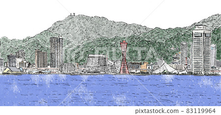 神戶風景（三海色） 83119964