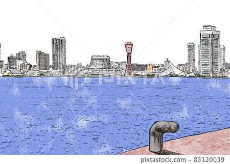 神戶風光(海位色) 神戶風光(海位色) 83120039