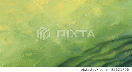 Oil painting abstract background) Gradation from yellow to green Copy space unevenness Natural art banner brush Oil painting abstract background) Gradation from yellow to green Copy space unevenness Natural art banner brush 83121706