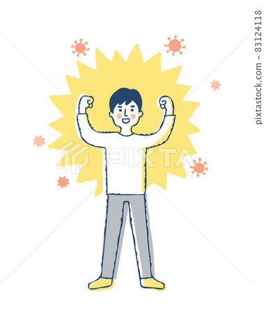 提高免疫力的男性 83124118