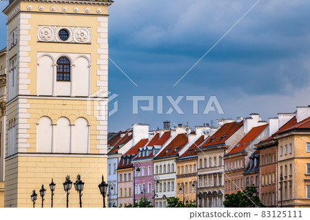 Houses At Krakowskie Przedmiescie In Warsaw 83125111