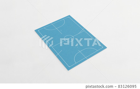 淺藍色五人制足球外套的透視圖。 83126095