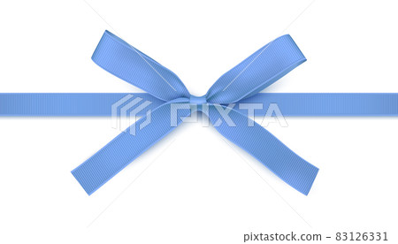 Blue Ribbon and Bow isolated. Blue Ribbon and Bow isolated. 83126331