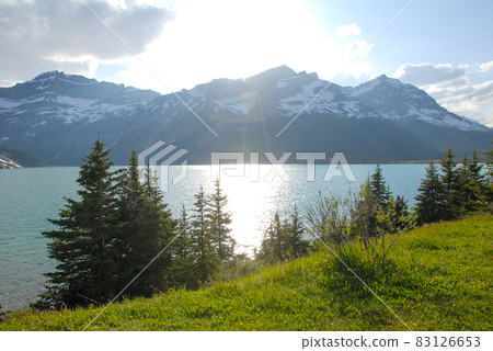 Spring Canadian Rockies Banff National Park Bow Lake (Canada) 83126653