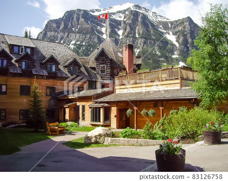 Spring Canadian Rockies Banff National Park Lodge near Lake Louise (Canada) 83126758