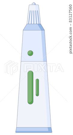 Vector illustration of cream tube in a flat style isolated on a white background. Vector illustration Vector illustration of cream tube in a flat style isolated on a white background. Vector illustration 83127560