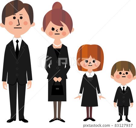 Family in mourning 83127937