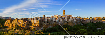 Pitigliano medieval town in Tuscany Italy Pitigliano medieval town in Tuscany Italy 83128742