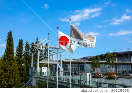 象徵散步公園和東京國際展覽中心有明地區（東京都江東區） 83129488