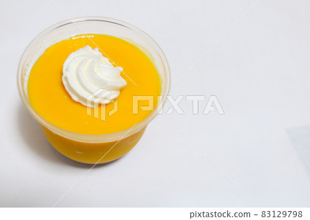 Pumpkin pudding Halloween sweets snack 83129798