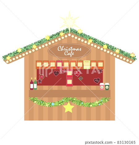 Christmas market cafe 83130165