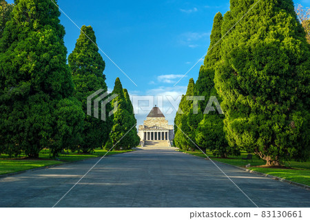 Shrine of remembrance the world war I & II memorial in Melbourne Shrine of remembrance the world war I & II memorial in Melbourne 83130661