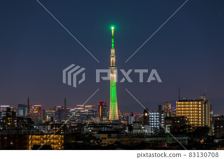 "Urban scenery" Christmas limited illumination Tokyo Sky Tree 83130708
