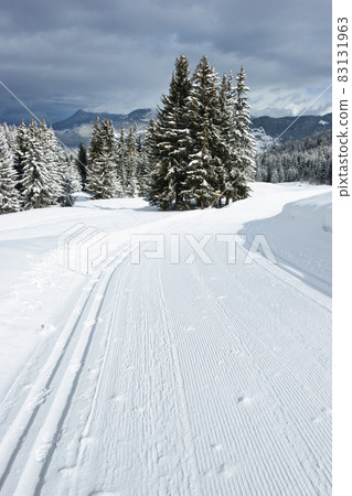 Cross-country ski track 83131963