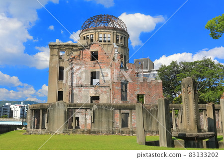 【廣島縣】晴天下的原子彈爆炸圓頂 83133202