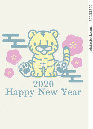 Tiger year New year's card Tiger year New year's card 83133292