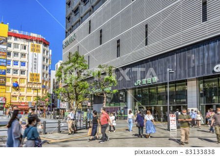 大田區、東京蒲田車站的都市景觀 大田區、東京蒲田車站的都市景觀 83133838
