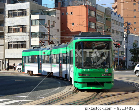 Hiroshima Electric Railway and trams running in Hiroshima City Hiroshima Electric Railway and trams running in Hiroshima City 83134853