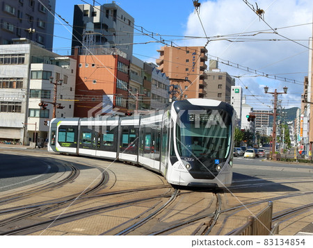 在廣島市運行的廣島電鐵和有軌電車 在廣島市運行的廣島電鐵和有軌電車 83134854