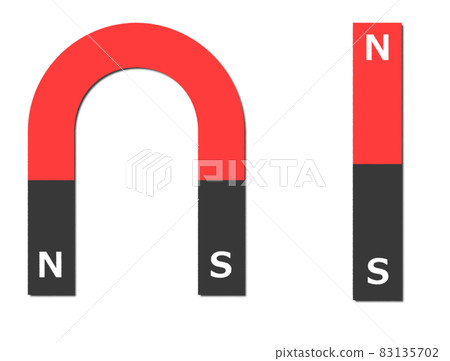 Polarity illustration of a magnet that... - Stock Illustration ...