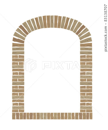 Vintage arcade wall of the old brick Vintage arcade wall of the old brick 83138707