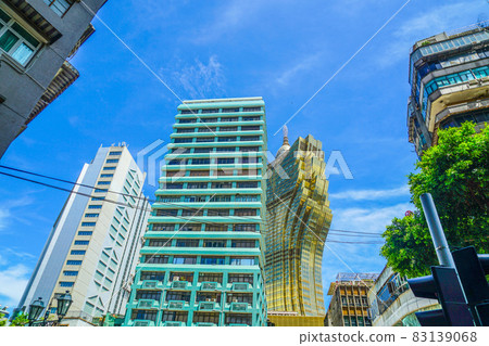 Cityscape of Grand Lisboa and Macau Cityscape of Grand Lisboa and Macau 83139068