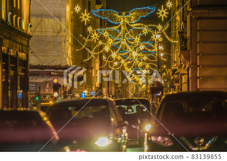 皮卡迪利廣場夜景（英國倫敦） 83139855