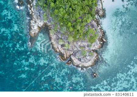 Aerial summer landscape of Lipe Island Aerial summer landscape of Lipe Island 83140611