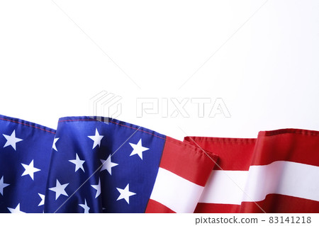 Background flag of the United States of America for national federal holidays celebration and mourning remembrance day. USA symbolics. Background flag of the United States of America for national federal holidays celebration and mourning remembrance day. USA symbolics. 83141218