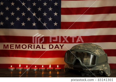 Background flag of the United States of America for national federal holidays celebration and mourning remembrance day. USA symbolics. Background flag of the United States of America for national federal holidays celebration and mourning remembrance day. USA symbolics. 83141301