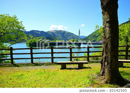 神奈川縣山北町丹澤湖風光 神奈川縣山北町丹澤湖風光 83142505