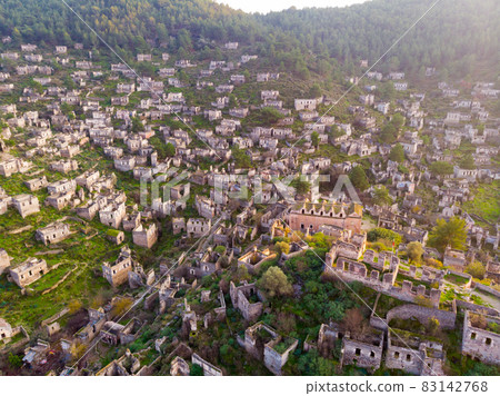 ghost town of Kayakoy in Turkey 83142768