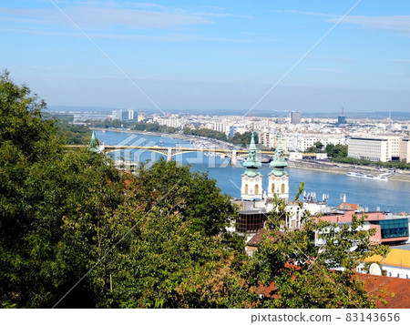 Hungary World Heritage Site Sky View from Fisherman's Fort (Budapest / Hungary) 83143656