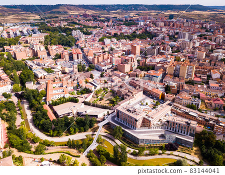 Panoramic view from the drone on the city Guadalajara. Panoramic view from the drone on the city Guadalajara. 83144041