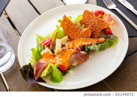 Delicious French Basque salad Delicious French Basque salad 83144072