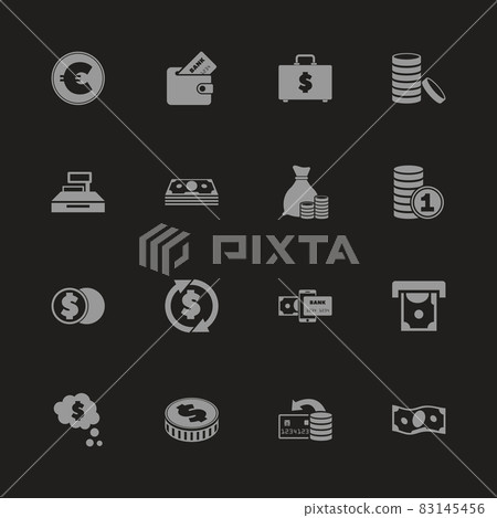 Money - Flat Vector Icons Money - Flat Vector Icons 83145456