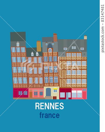 Rennes France france leaning house Rennes France france leaning house 83147481