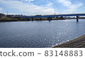 Rivers and bridges on a sunny day 83148883