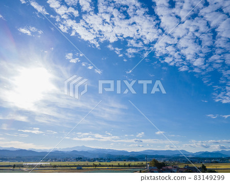 聖山白山和假名平原，田園風光鳥瞰圖 83149299