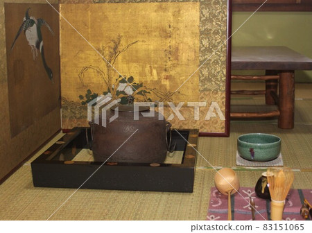 茶道、茶具、茶室、茶壺、鐵窯、風爐、古董藝術品、昭和古民居、古董 83151065