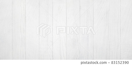 Textured white wooden board background texture 83152390