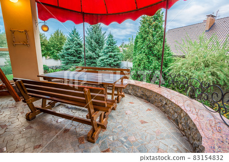 Patio of family home. 83154832