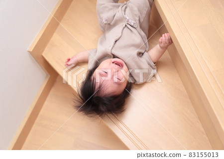 下半生嬰兒從樓梯上摔下來受傷的圖片 下半生嬰兒從樓梯上摔下來受傷的圖片 83155013