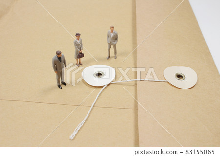 the mini of business figure is cracking the briefcase the mini of business figure is cracking the briefcase 83155065