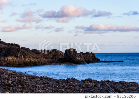 Echentive volcanic black sand beach in Fuencaliente, La Palma Echentive volcanic black sand beach in Fuencaliente, La Palma 83156200